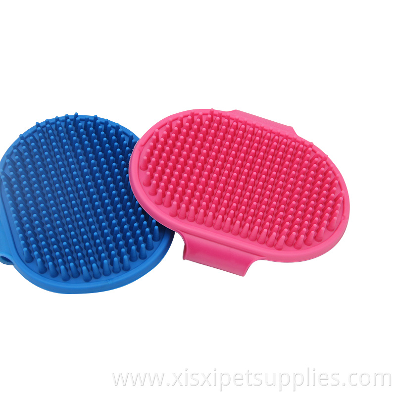 Factory Wholesale LOW MOQ Cheap Rubber Pet Cat Dog Grooming Massage Bath Brush